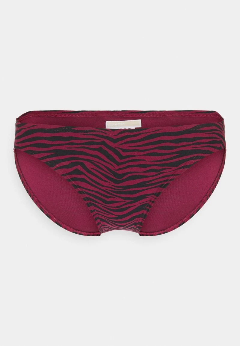 MICHAEL Michael Kors Damen ZEBRA CLASSIC BOTTOM - Bikini-Hose - Ruby 3 MICHAEL Michael Kors Damen ZEBRA CLASSIC BOTTOM - Bikini-Hose - Ruby