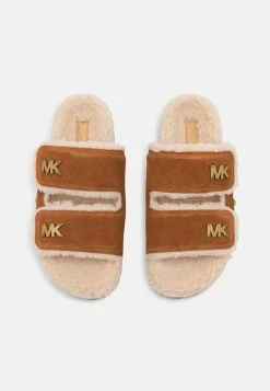 MICHAEL Michael Kors Damen STARK SLIDE - Pantolette Flach - Luggage 13 MICHAEL Michael Kors Damen STARK SLIDE - Pantolette Flach - Luggage -MICHAEL Michael Kors Verkaufsgeschäft 0518883c74cd4cadb53fb45148efa8f5