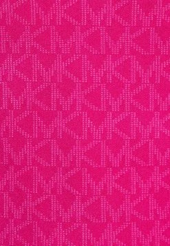 MICHAEL Michael Kors Damen MEGA DOT MOCK NECK DRESS - Strickkleid - Wild Berry -MICHAEL Michael Kors Verkaufsgeschäft 0655d32870c640788b3d0a4b5e9b95a1