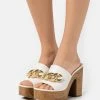 MICHAEL Michael Kors Damen SCARLETT PLATFORM MULE - Clogs - Light Cream