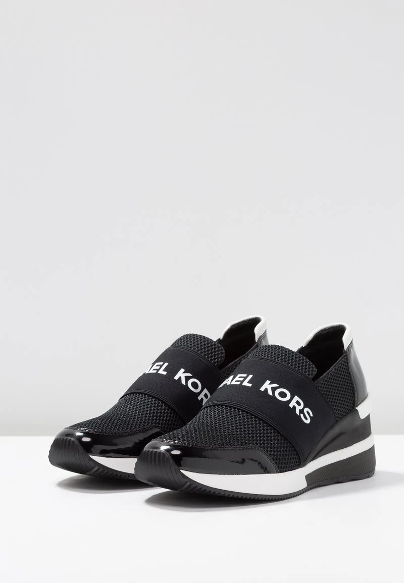 MICHAEL Michael Kors Damen FELIX TRAINER - Slipper - Black/optic White 7 MICHAEL Michael Kors Damen FELIX TRAINER - Slipper - Black/optic White – Bild 5