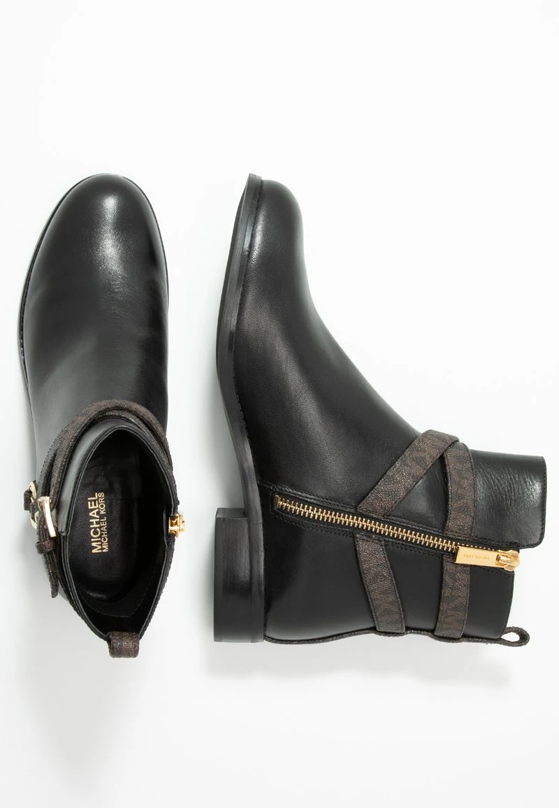 MICHAEL Michael Kors Damen PRESTON FLAT BOOTIE - Stiefelette - Black/brown 6 MICHAEL Michael Kors Damen PRESTON FLAT BOOTIE - Stiefelette - Black/brown – Bild 4