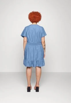 MICHAEL Michael Kors Damen WRAP DRESS - Freizeitkleid - Light Cadet Wash 11 MICHAEL Michael Kors Damen WRAP DRESS - Freizeitkleid - Light Cadet Wash -MICHAEL Michael Kors Verkaufsgeschäft 0a60450bf6fc461386a7bd4c6ba618b1