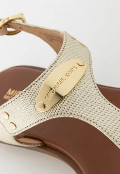 MICHAEL Michael Kors Damen PLATE THONG - Zehentrenner - Pale Gold -MICHAEL Michael Kors Verkaufsgeschäft 0c3dfaad2cd34301a17401a068b8948a