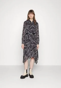 MICHAEL Michael Kors Damen Blusenkleid - White/black