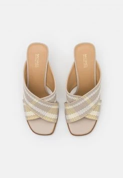 MICHAEL Michael Kors Damen GIDEON MULE - Pantolette Hoch - Light Sand/multicolor -MICHAEL Michael Kors Verkaufsgeschäft 0fbece2fe85a44ea9396ebe1d570898e
