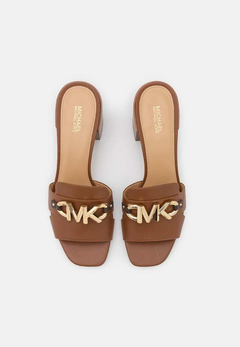 MICHAEL Michael Kors Damen IZZY MULE - Pantolette Hoch - Cognac 7 MICHAEL Michael Kors Damen IZZY MULE - Pantolette Hoch - Cognac – Bild 5