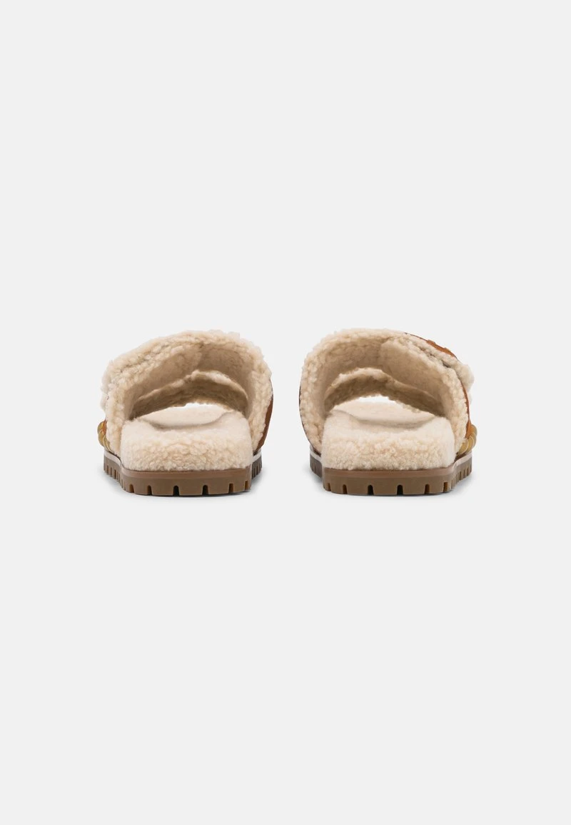 MICHAEL Michael Kors Damen STARK SLIDE - Pantolette Flach - Luggage 6 MICHAEL Michael Kors Damen STARK SLIDE - Pantolette Flach - Luggage – Bild 4