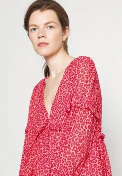 MICHAEL Michael Kors Damen TENTY CHEETAH MINI DRESS - Freizeitkleid - Blush Pink -MICHAEL Michael Kors Verkaufsgeschäft 120dcdee39ae44ac9d18331945ce4ad5