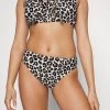 MICHAEL Michael Kors Damen LEOPARD HIGH WAISTED BOTTOM - Bikini-Hose - Khaki