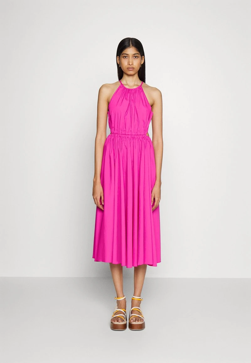MICHAEL Michael Kors Damen HALTER MIDI DRESS - Freizeitkleid - Cerise 2 MICHAEL Michael Kors Damen HALTER MIDI DRESS - Freizeitkleid - Cerise