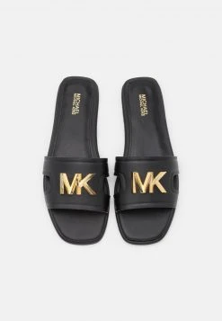 MICHAEL Michael Kors Damen KIPPY SLIDE - Pantolette Flach - Black -MICHAEL Michael Kors Verkaufsgeschäft 1ba291e05fb647bab911985538cd7c44