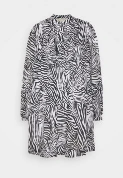 MICHAEL Michael Kors Damen LAWN ZEBRA MINI - Blusenkleid - White/black -MICHAEL Michael Kors Verkaufsgeschäft 1bcc3c5d51674e848ff124fce22a926f