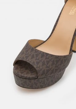 MICHAEL Michael Kors Damen PORTER ANKLE STRAP - High Heel Sandalette - Brown 13 MICHAEL Michael Kors Damen PORTER ANKLE STRAP - High Heel Sandalette - Brown -MICHAEL Michael Kors Verkaufsgeschäft 1d19ea5d9ccd40578f8a7b351c7d6a18