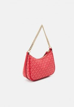 MICHAEL Michael Kors Damen JET SET CHARM CHAIN POUCHETTE - Handtasche - Sangria -MICHAEL Michael Kors Verkaufsgeschäft 210709c0e186423396cc6c2cd2fb6d76