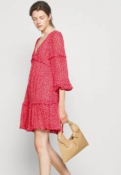 MICHAEL Michael Kors Damen TENTY CHEETAH MINI DRESS - Freizeitkleid - Blush Pink -MICHAEL Michael Kors Verkaufsgeschäft 22f9d4e702534cba80262cb3ed2585db