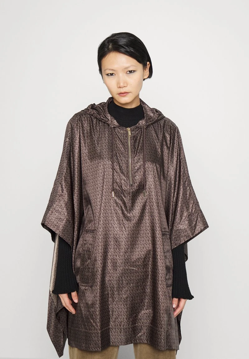 MICHAEL Michael Kors Damen ANORAK - Cape - Chocolate 3 MICHAEL Michael Kors Damen ANORAK - Cape - Chocolate