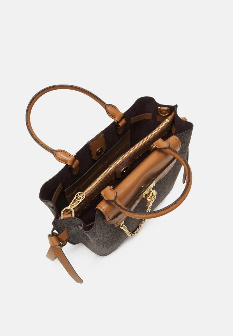 MICHAEL Michael Kors Damen HAMILTON LEGACY BELTED - Handtasche - Brown/acorn 5 MICHAEL Michael Kors Damen HAMILTON LEGACY BELTED - Handtasche - Brown/acorn – Bild 3