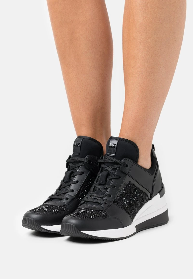 MICHAEL Michael Kors Damen GEORGIE TRAINER - Sneaker Low - Black 3 MICHAEL Michael Kors Damen GEORGIE TRAINER - Sneaker Low - Black