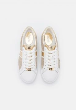 MICHAEL Michael Kors Damen IRVING STRIPE LACE UP - Sneaker Low - Pale Gold -MICHAEL Michael Kors Verkaufsgeschäft 3126e93da0c94cffac739b254345649a