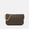 MICHAEL Michael Kors Damen JET SET CHAIN POUCHETTE - Clutch - Brown 1 MICHAEL Michael Kors Damen JET SET CHAIN POUCHETTE - Clutch - Brown -MICHAEL Michael Kors Verkaufsgeschäft 36db4ceb2c0e4a4396455c1ea7f198d2