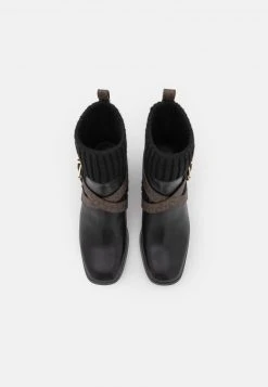 MICHAEL Michael Kors Damen KEISHA SOCK BOOTIE - Plateaustiefelette - Black/brown -MICHAEL Michael Kors Verkaufsgeschäft 371c7985546e4504a01ff028864516f3