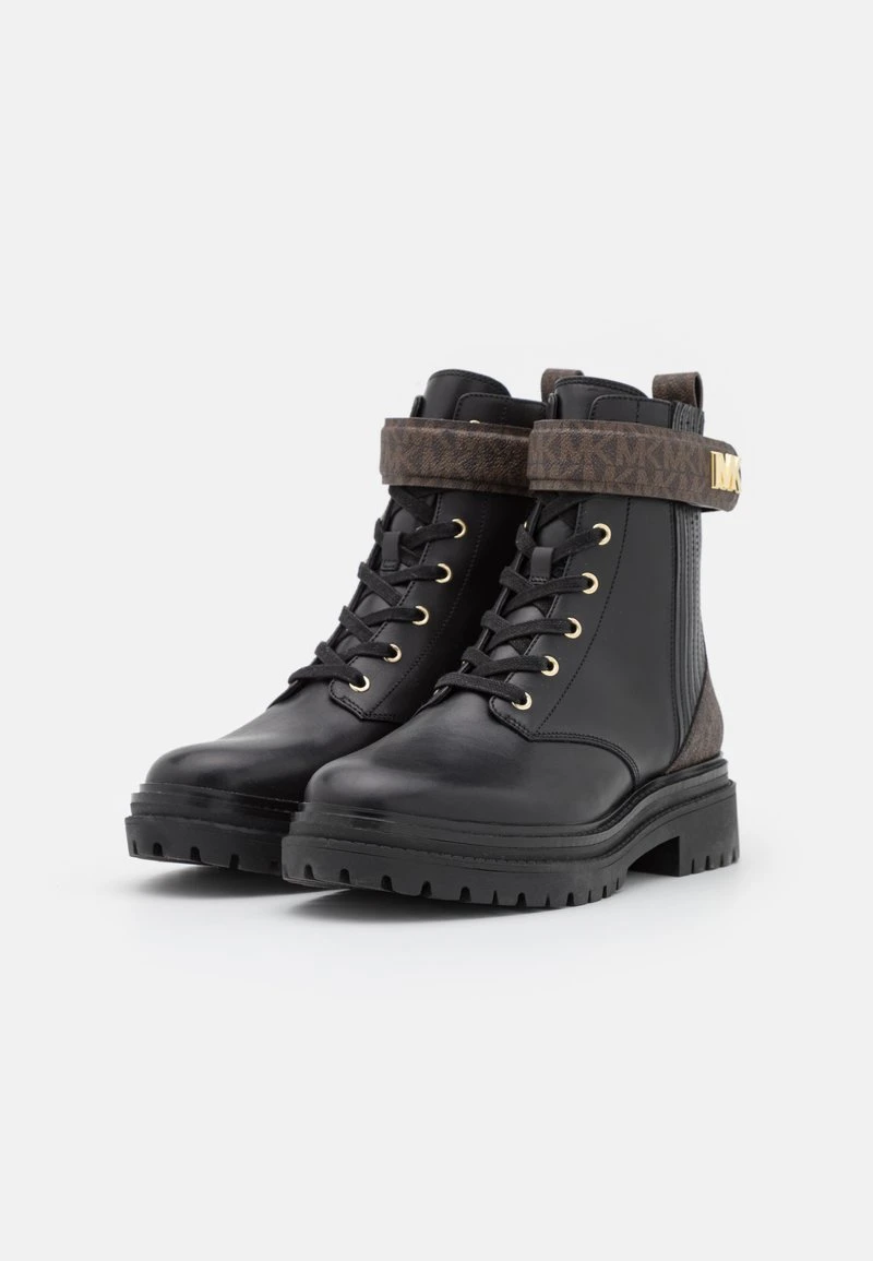 MICHAEL Michael Kors Damen STARK BOOTIE - Schnürstiefelette - Black/brown 5 MICHAEL Michael Kors Damen STARK BOOTIE - Schnürstiefelette - Black/brown – Bild 3