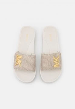 MICHAEL Michael Kors Damen PLATFORM SLIDE - Pantolette Flach - Champagne 13 MICHAEL Michael Kors Damen PLATFORM SLIDE - Pantolette Flach - Champagne -MICHAEL Michael Kors Verkaufsgeschäft 386c13fc0ab44a50837c8157dcb6dcec