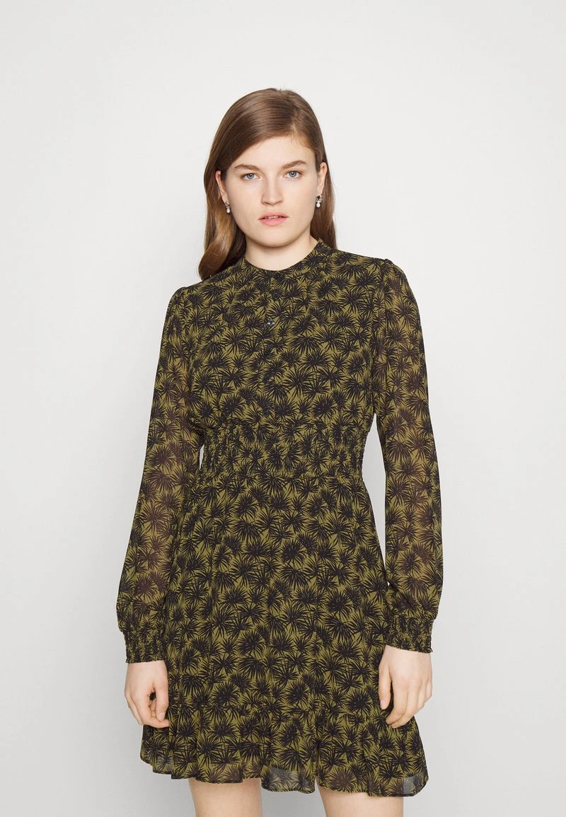 MICHAEL Michael Kors Damen PALMETTO SMOCK DRESS - Freizeitkleid - Smoky Olive 3 MICHAEL Michael Kors Damen PALMETTO SMOCK DRESS - Freizeitkleid - Smoky Olive