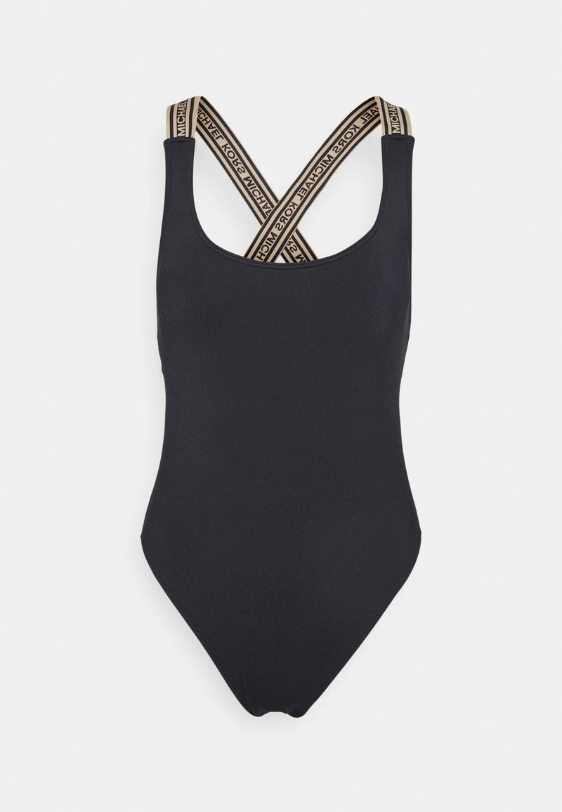 MICHAEL Michael Kors Damen LOGO ELASTIC SCOOP NECK ONEPIECE - Badeanzug - Black 7 MICHAEL Michael Kors Damen LOGO ELASTIC SCOOP NECK ONEPIECE - Badeanzug - Black – Bild 5