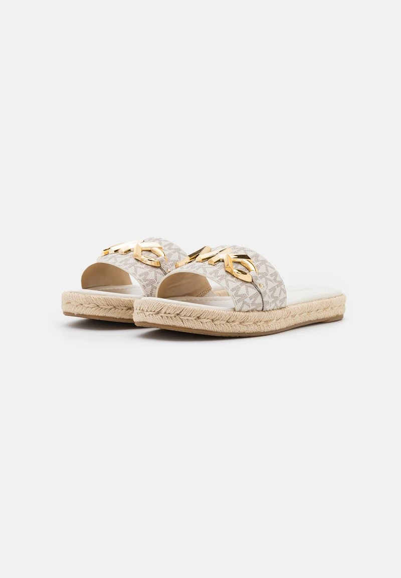 MICHAEL Michael Kors Damen IZZY SLIDE - Pantolette Flach - Vanilla/multi-coloured 5 MICHAEL Michael Kors Damen IZZY SLIDE - Pantolette Flach - Vanilla/multi-coloured – Bild 3