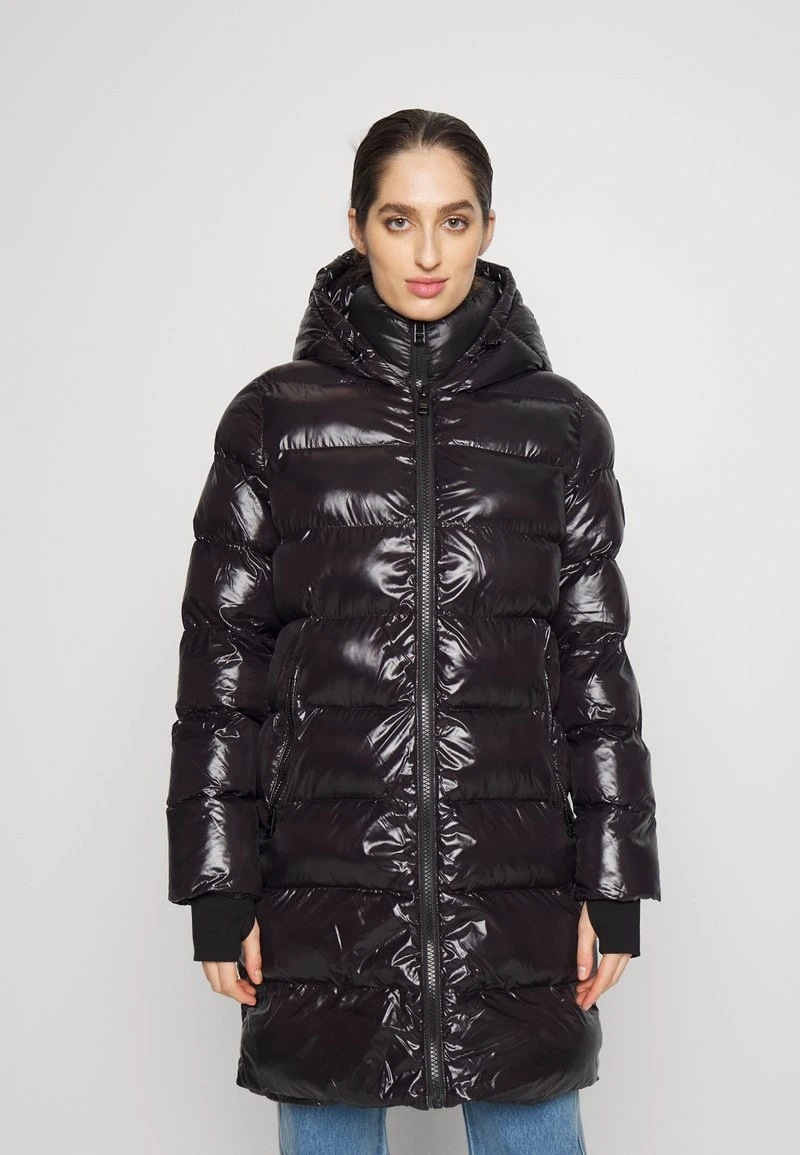 MICHAEL Michael Kors Damen DETAIL COAT WITH HORIZONTAL QUILTING ZIPPER - Wintermantel - Black 3 MICHAEL Michael Kors Damen DETAIL COAT WITH HORIZONTAL QUILTING ZIPPER - Wintermantel - Black