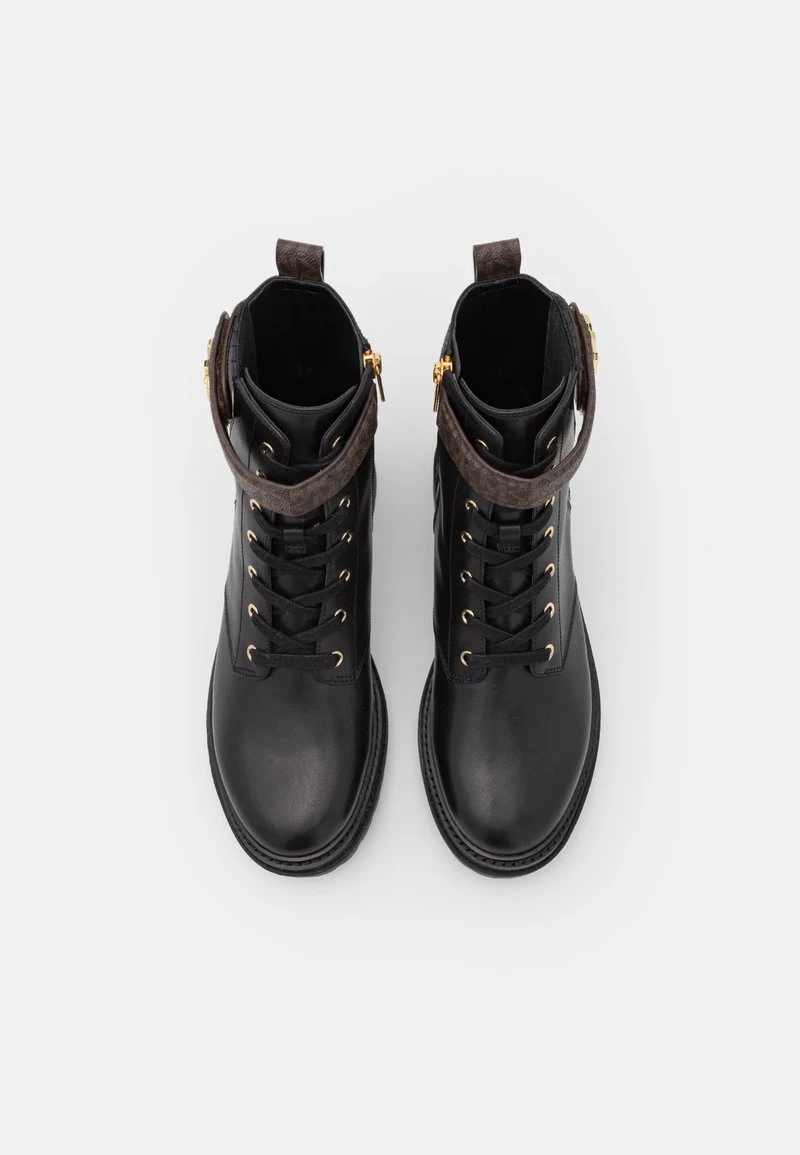 MICHAEL Michael Kors Damen STARK BOOTIE - Schnürstiefelette - Black/brown 7 MICHAEL Michael Kors Damen STARK BOOTIE - Schnürstiefelette - Black/brown – Bild 5