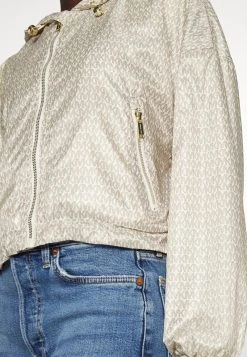 MICHAEL Michael Kors Damen LOGO CROP - Bomberjacke - Bone -MICHAEL Michael Kors Verkaufsgeschäft 528002af8ae44da4a1d47221898e6d85