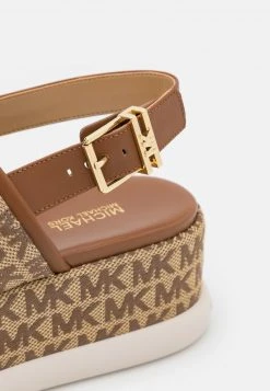 MICHAEL Michael Kors Damen PRESLEY - Plateausandalette - Beige/ebony -MICHAEL Michael Kors Verkaufsgeschäft 5364e347402e429d9d5b57557706f46f