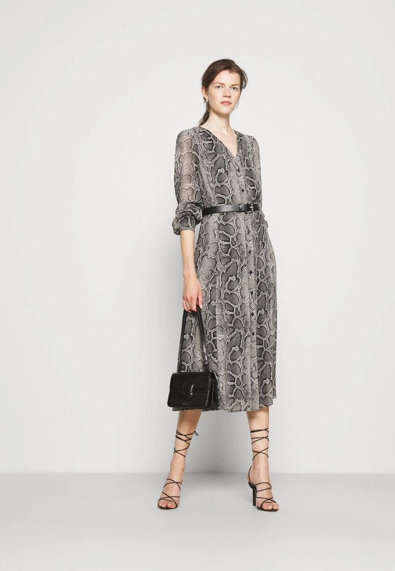 MICHAEL Michael Kors Damen SUPER SNAKE KATE - Blusenkleid - Malachitegry 4 MICHAEL Michael Kors Damen SUPER SNAKE KATE - Blusenkleid - Malachitegry – Bild 2