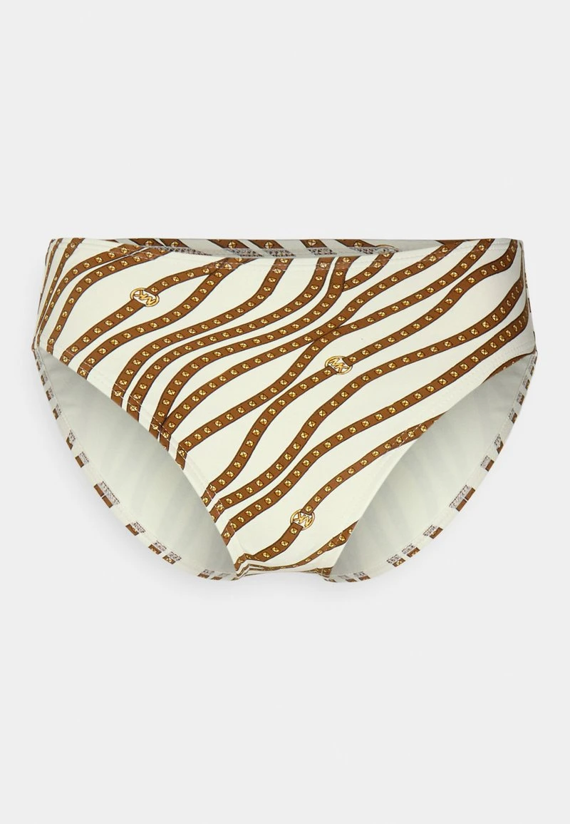 MICHAEL Michael Kors Damen DIAGONAL BELT HIGH LEG BOTTOM - Bikini-Hose - Bone 6 MICHAEL Michael Kors Damen DIAGONAL BELT HIGH LEG BOTTOM - Bikini-Hose - Bone – Bild 4