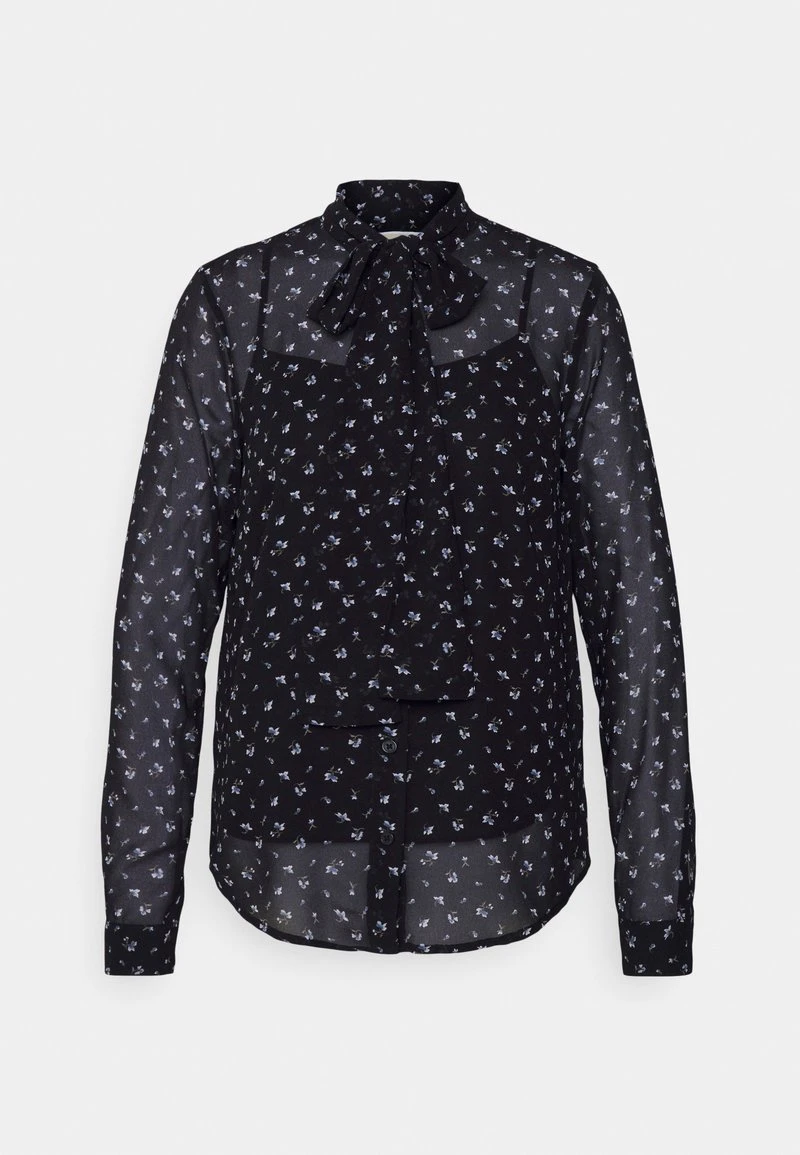 MICHAEL Michael Kors Damen DITSY BOW BLOUSE - Hemdbluse - Chambray 3 MICHAEL Michael Kors Damen DITSY BOW BLOUSE - Hemdbluse - Chambray