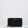 MICHAEL Michael Kors Damen JET SET FLAT CASE CROSSGRAIN - Geldbörse - Black -MICHAEL Michael Kors Verkaufsgeschäft 60383f1e7f5d42ed8ceb54ed9b14104c