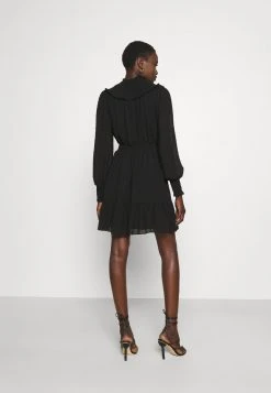 MICHAEL Michael Kors Damen SWISS DOT SMOCKED DRESS - Freizeitkleid - Black -MICHAEL Michael Kors Verkaufsgeschäft 6121b85f0990406e91fb6c6dc2036ad2