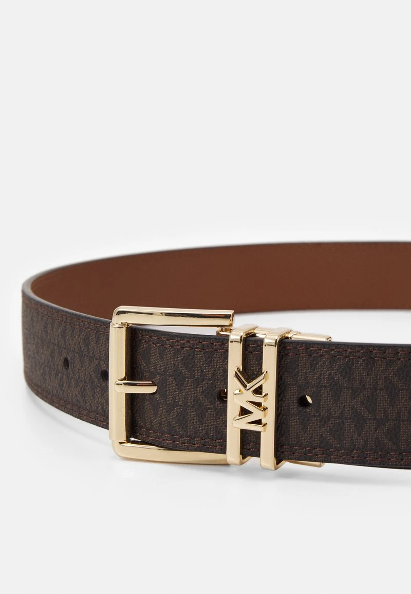 MICHAEL Michael Kors Damen LOGO REVERSIBLE BELT - Gürtel - Brown/chocolate/gold-coloured 6 MICHAEL Michael Kors Damen LOGO REVERSIBLE BELT - Gürtel - Brown/chocolate/gold-coloured – Bild 4