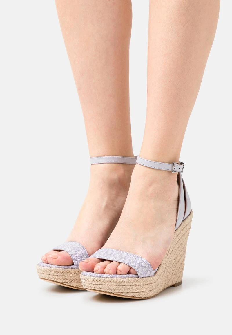 MICHAEL Michael Kors Damen KIMBERLY WEDGE - High Heel Sandalette - Lavender Mist 3 MICHAEL Michael Kors Damen KIMBERLY WEDGE - High Heel Sandalette - Lavender Mist