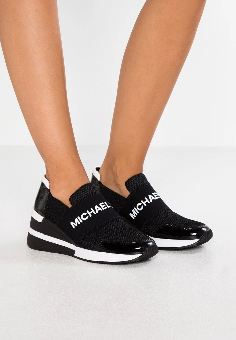 MICHAEL Michael Kors Damen FELIX TRAINER - Slipper - Black/optic White 3 MICHAEL Michael Kors Damen FELIX TRAINER - Slipper - Black/optic White
