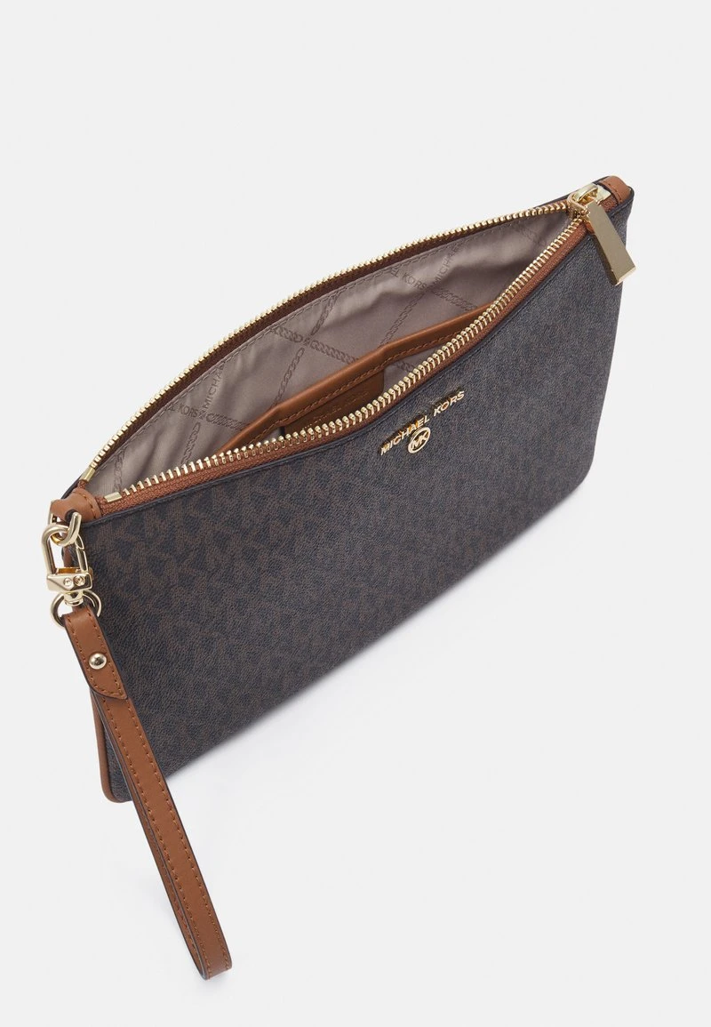 MICHAEL Michael Kors Damen JET CHARM WRISTLET - Clutch - Brown 5 MICHAEL Michael Kors Damen JET CHARM WRISTLET - Clutch - Brown – Bild 3