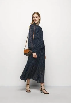 MICHAEL Michael Kors Damen PERFECTION DOTS DRESS - Maxikleid - Dark Blue -MICHAEL Michael Kors Verkaufsgeschäft 7509028c18f54ef0b2f52385dcad4870