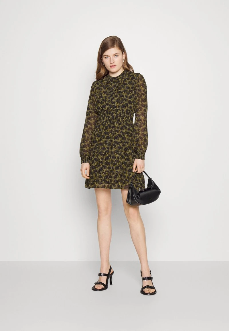 MICHAEL Michael Kors Damen PALMETTO SMOCK DRESS - Freizeitkleid - Smoky Olive 4 MICHAEL Michael Kors Damen PALMETTO SMOCK DRESS - Freizeitkleid - Smoky Olive – Bild 2