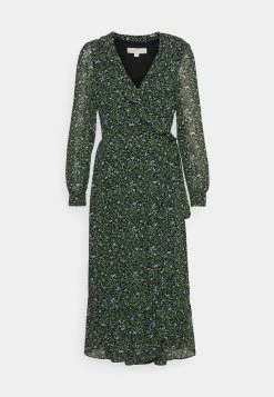 MICHAEL Michael Kors Damen FLORAL AND VINE DRESS - Freizeitkleid - Black -MICHAEL Michael Kors Verkaufsgeschäft 7695ce15d65541e8a2735f5c3b42caca