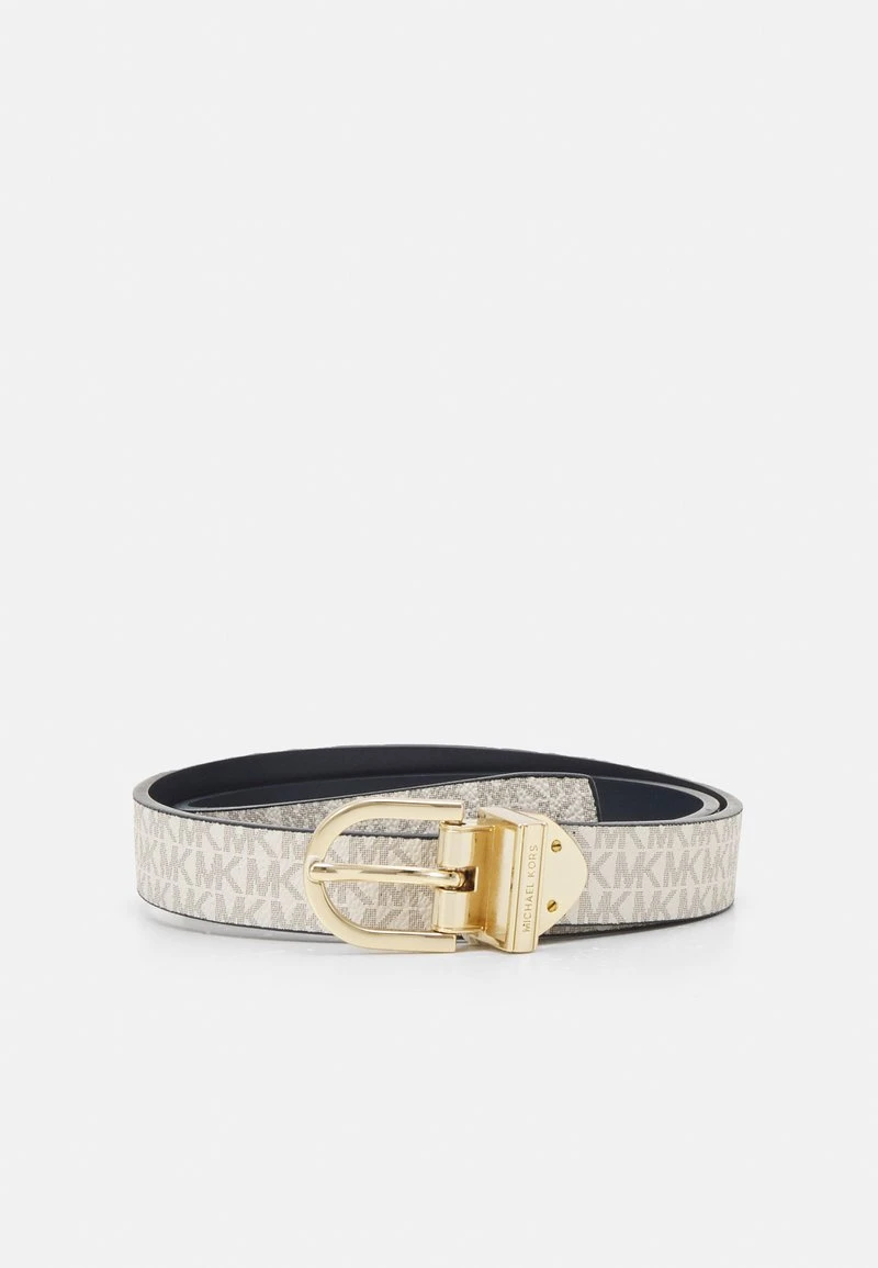 MICHAEL Michael Kors Damen REVERSIBLE BELT - Gürtel - Navy/gold-coloured 3 MICHAEL Michael Kors Damen REVERSIBLE BELT - Gürtel - Navy/gold-coloured