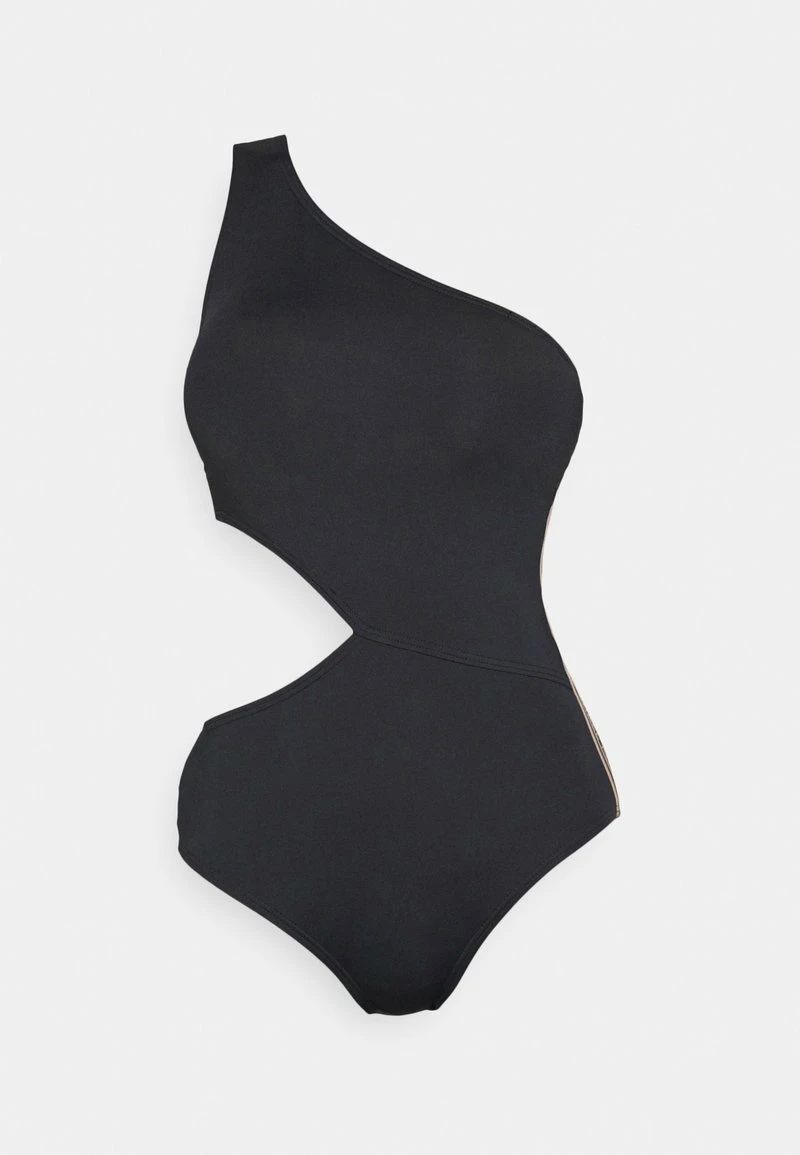 MICHAEL Michael Kors Damen LOGO CUT OUT ONE SHOULDER ONEPIECE - Badeanzug - Black 6 MICHAEL Michael Kors Damen LOGO CUT OUT ONE SHOULDER ONEPIECE - Badeanzug - Black – Bild 4