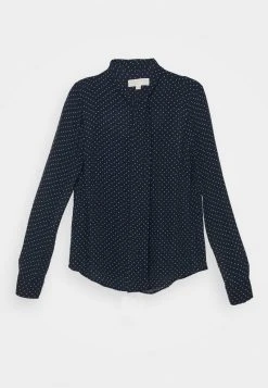 MICHAEL Michael Kors Damen PERFECT DOTS BOW BLOUSE - Hemdbluse - Dark Blue